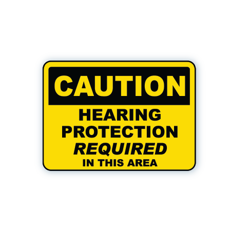 HEARING PROTECTION REQUIRED
