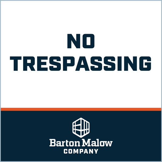 NO TRESPASSING