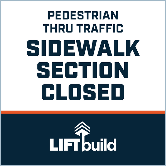 SIDEWALK SECTION CLOSED