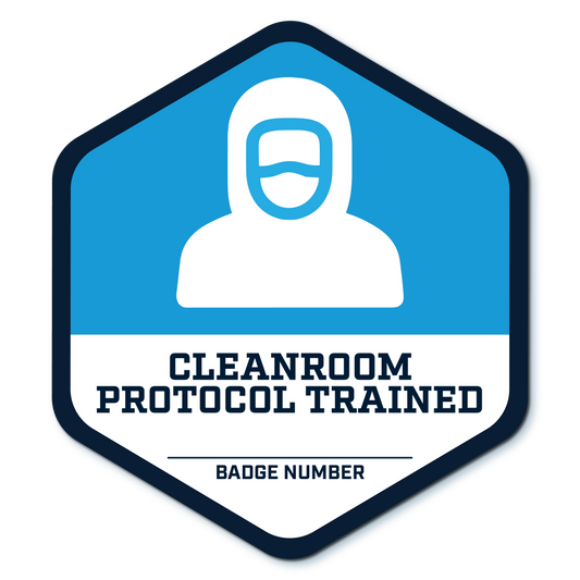 Cleanroom Hard Hat Sticker