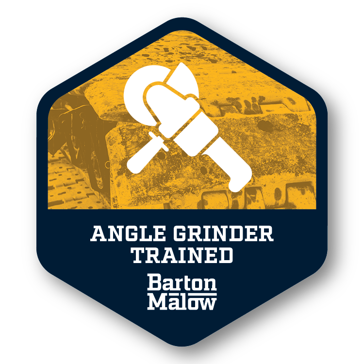 ANGLE GRINDER TRAINED