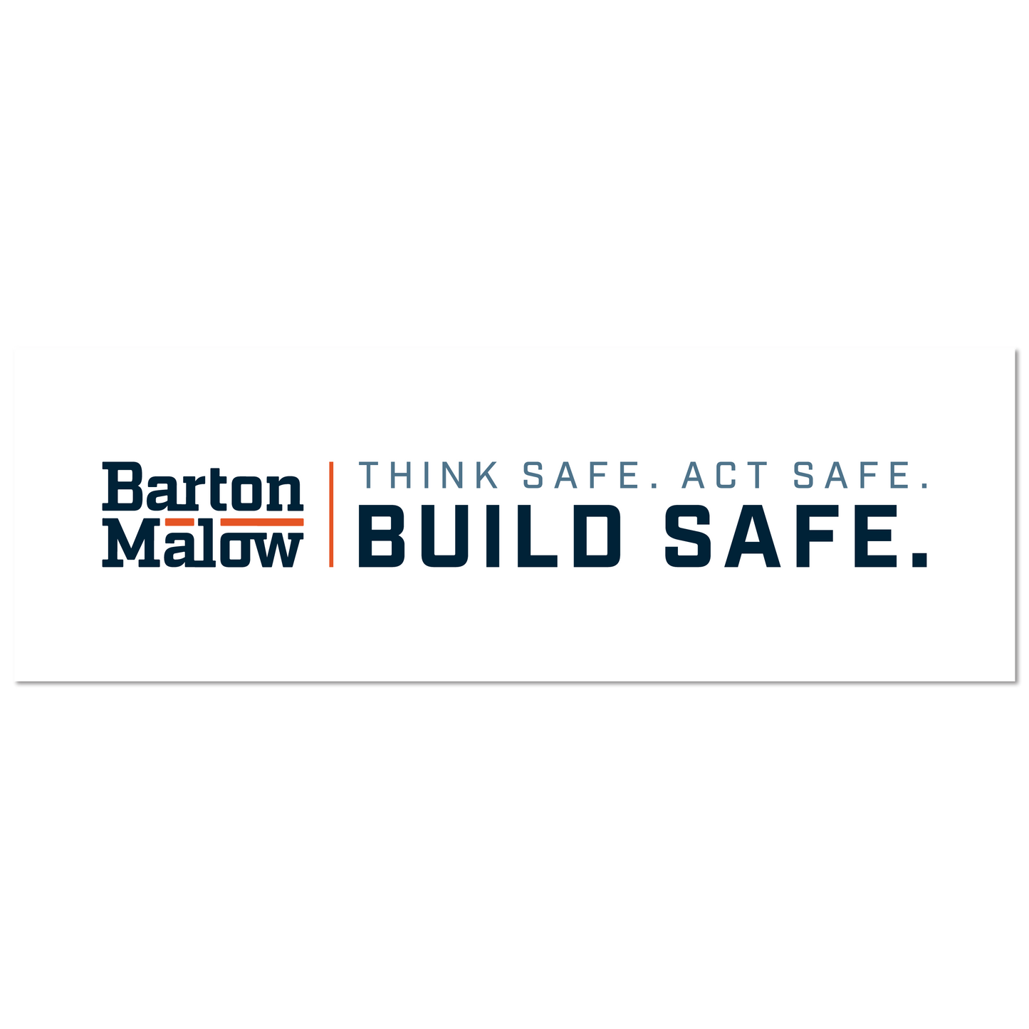 SAFETY SLOGAN BANNER - WIDE
