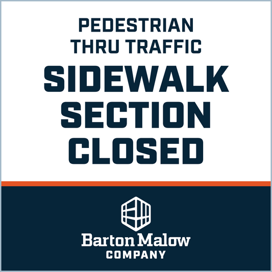 SIDEWALK SECTION CLOSED