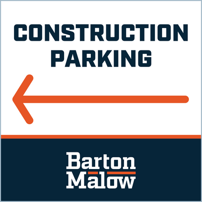 CONSTRUCTION PARKING LEFT POINTING