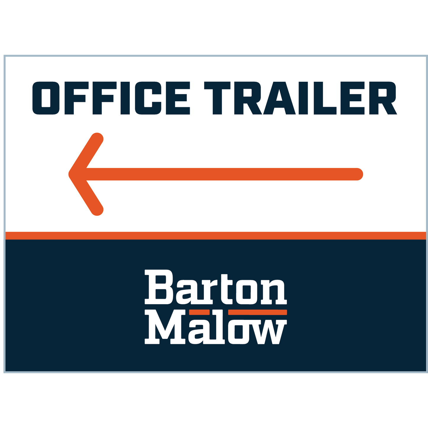 OFFICE TRAILER LEFT POINTING