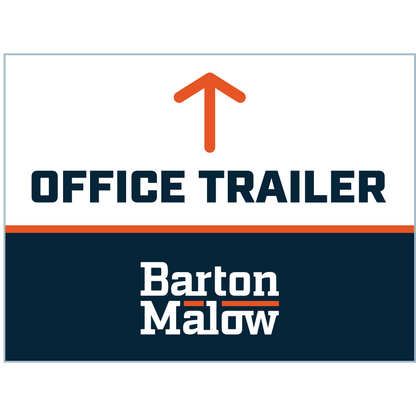 OFFICE TRAILER UP POINTING