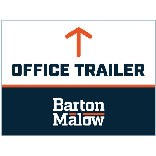 OFFICE TRAILER UP POINTING