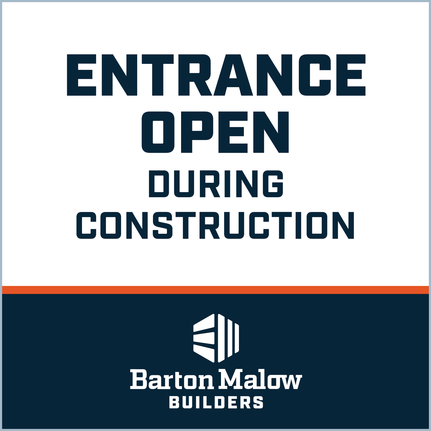 ENTRANCE OPEN