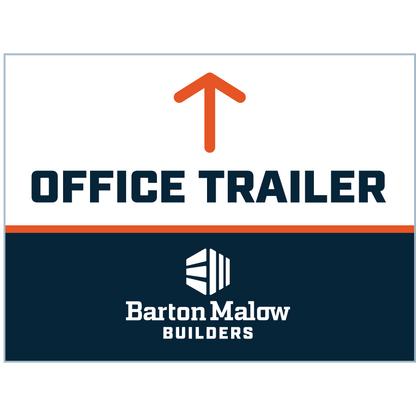 OFFICE TRAILER UP POINTING