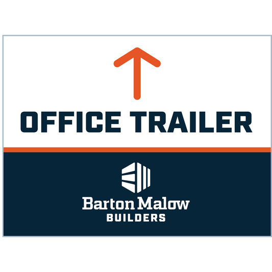 OFFICE TRAILER UP POINTING