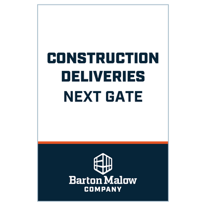 CONSTRUCTION DELIVERIES NEXT GATE