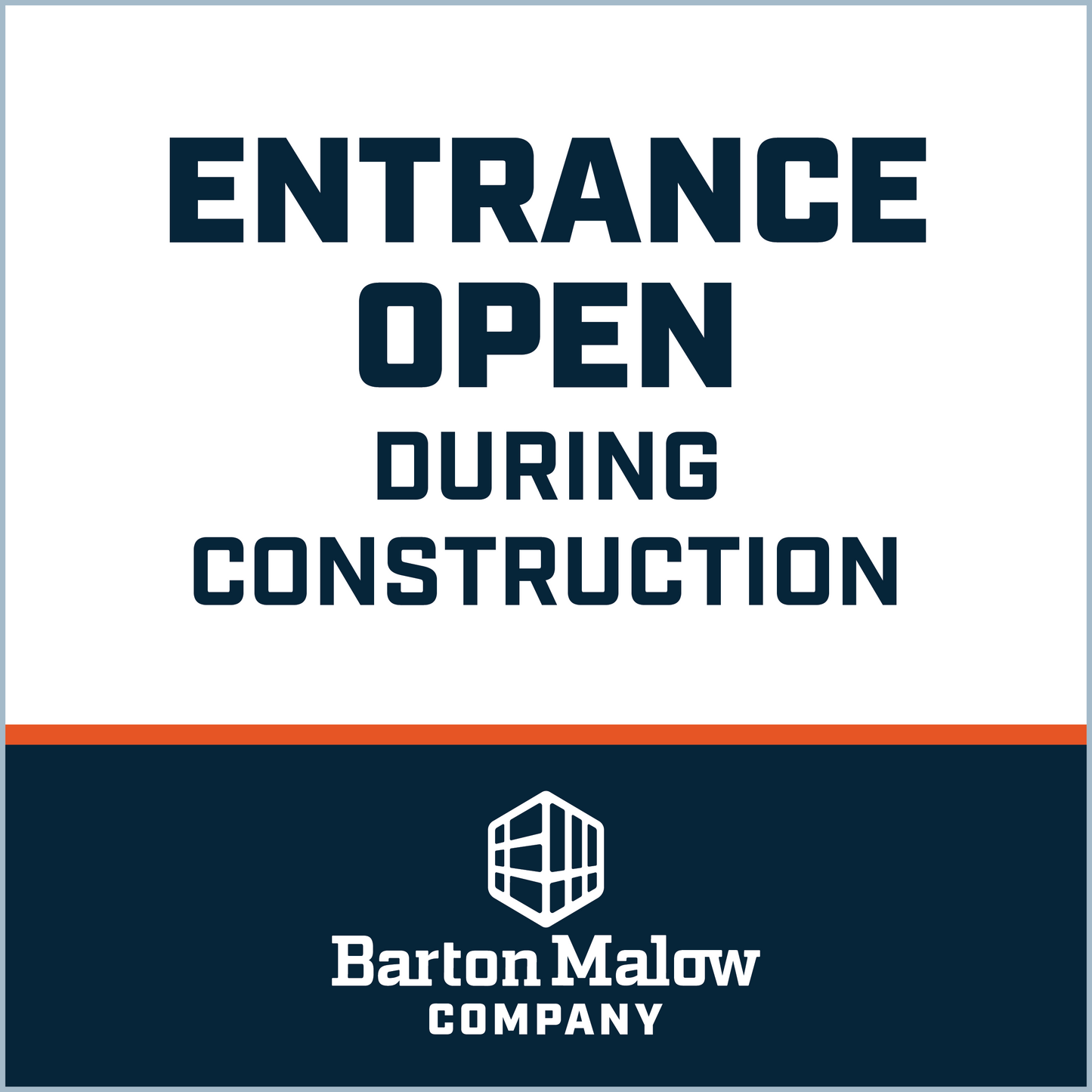 ENTRANCE OPEN