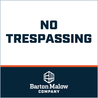 NO TRESPASSING