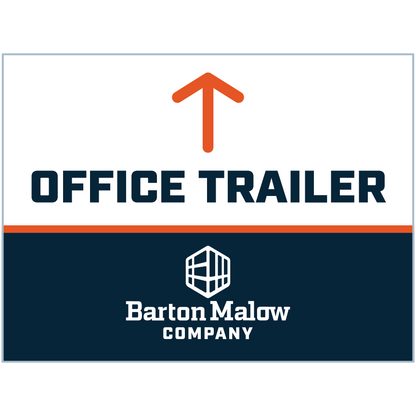 OFFICE TRAILER UP POINTING