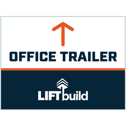 OFFICE TRAILER UP POINTING